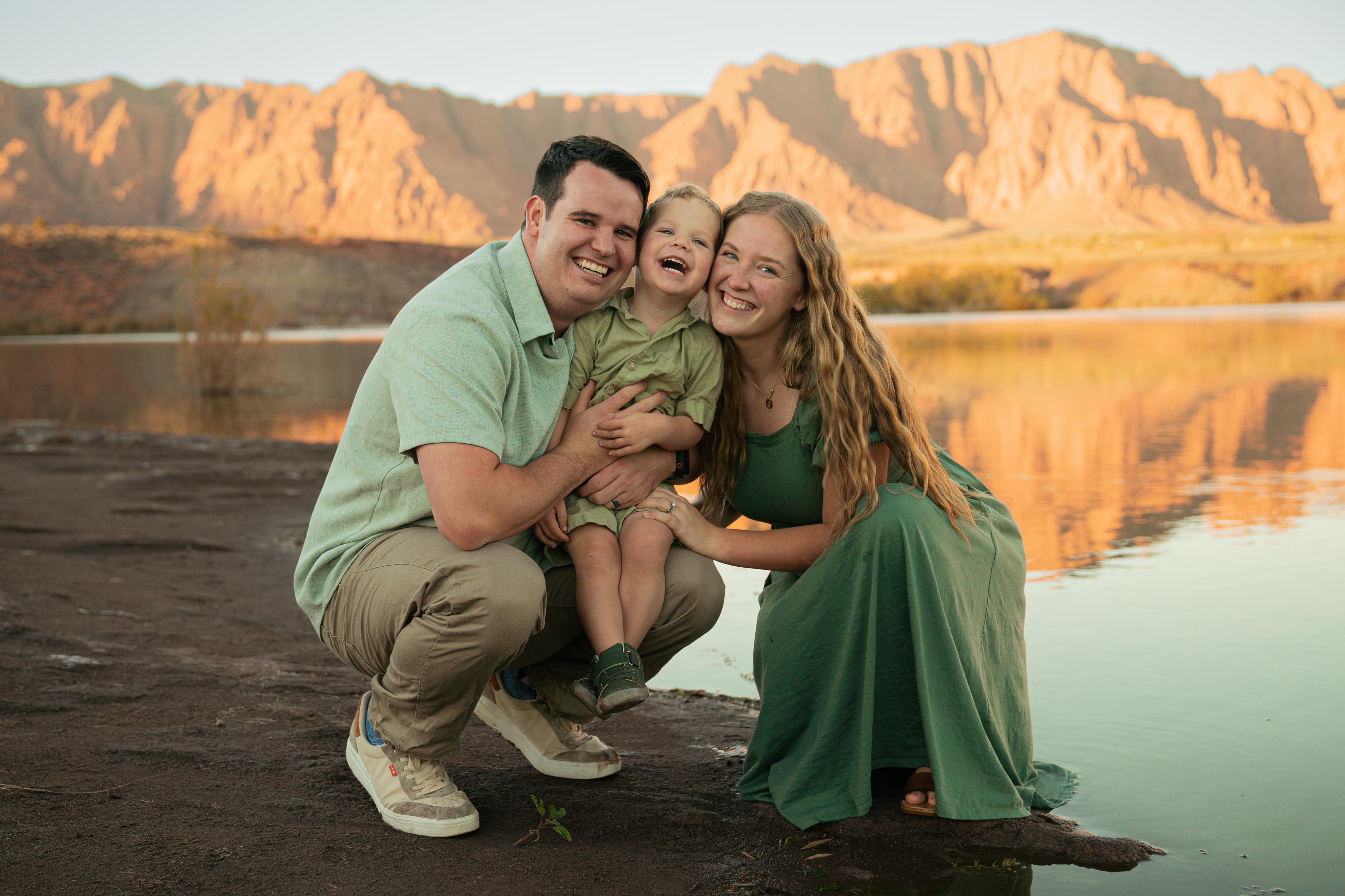 Tyler with his family