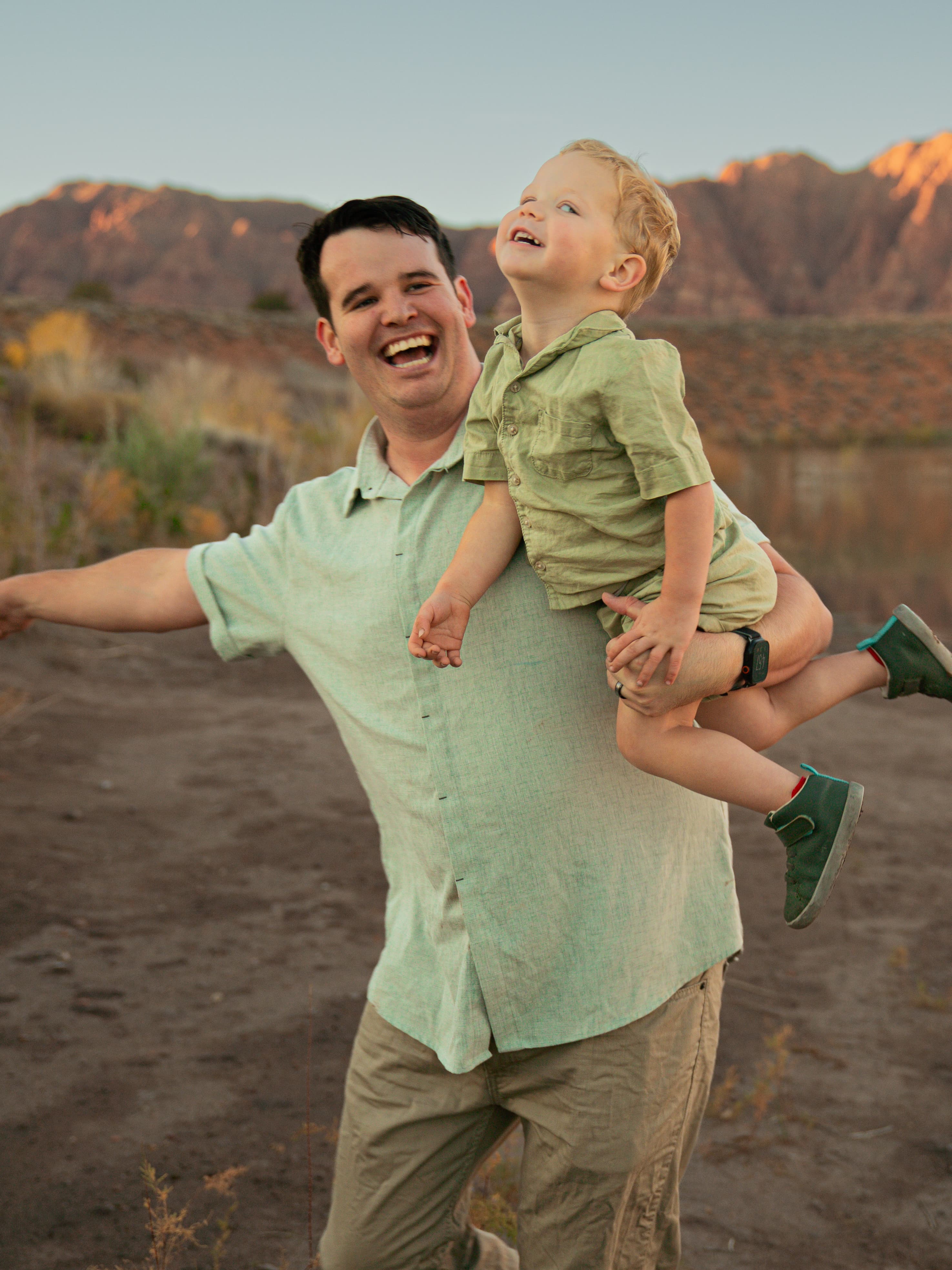 Tyler with his son Ashton
